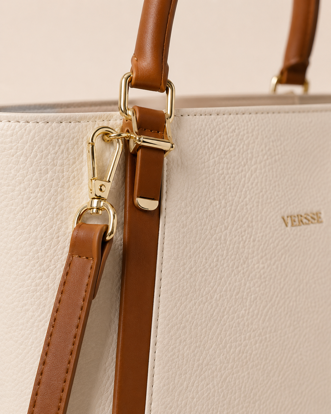 Sac VERSSE — Crème & Camel